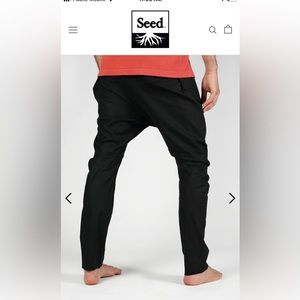 SEED brand hemp/cotton/spandex pants for men or women. Size M.